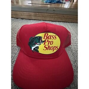 Bass Pro Shops Logo ~ Mesh Snapback Hat Fishing & Outdoors